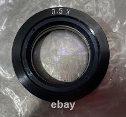 0.5X Microscope Objective Lens. Used Surplus