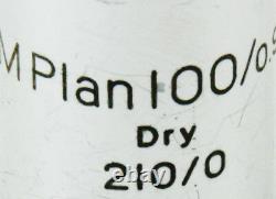10793 Nikon 100x Microscope Objective Lens M Plan 100 / 0.90 Dry 210/0