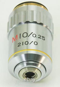 10815 Nikon 10x Microscope Objective Lens M10/0.25 210/0