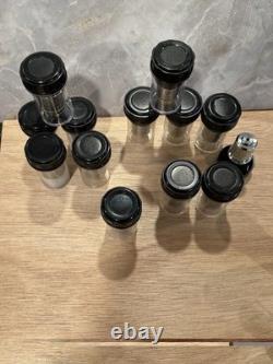 13 Laboratory Microscope Objective Lens PL 10/0.25 160/0.17 SP SPL Lot Of 13