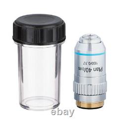 195 Plan Compound Microscope Objective Lens 4X 10X 40X 100X