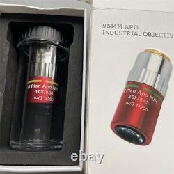 1PC 10X M Plan LWD APO NIR Metallographic Microscope Objective Lens