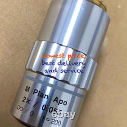 1PC Mitutoyo M Plan Apo 2X0.055 Microscope Objective Lens 200mm Fast shipping