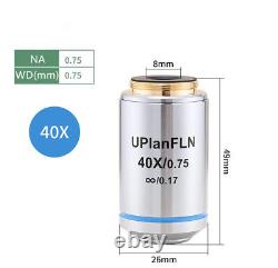 1PC RMS Thread Infinity System Semi-apochromatic Plan Fluorescent Objective Lens