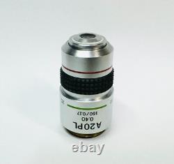 20X Olympus A20PL Phase Contrast Microscope Objective Lens For CH & BH 160mm