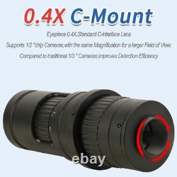 25-182X HD Microscope Lens 0.7-5X Continuous Zoom Lens 0.4X Eyepiece C-Mount