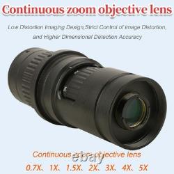 25-182X HD Microscope Lens 0.7-5X Continuous Zoom Lens 0.4X Eyepiece C-Mount