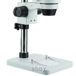 3.5X-90X Zoom Simul-focal Trinocular Stereo Microscope Set Objective Barlow Lens