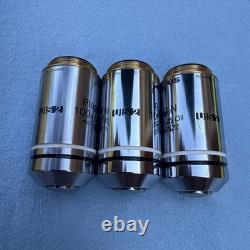 3 Olympus PlanC N 100x/1.25 oil FN22 Microscope objective