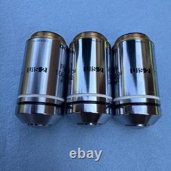 3 Olympus PlanC N 100x/1.25 oil FN22 Microscope objective