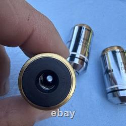 3 Olympus PlanC N 100x/1.25 oil FN22 Microscope objective
