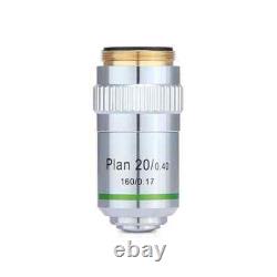 4X -100X Biological Microscope Objective Lens 195 Plan Achromatic Object Glass