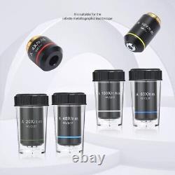 4X 10X 20X 40X 60X 100X Biological Microscope Achromatic Infinity Objective Lens