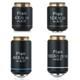 4x 10x 40x 100x 195 Infinity Plan Objective Lens Rms 20.2mm Microscope Objective