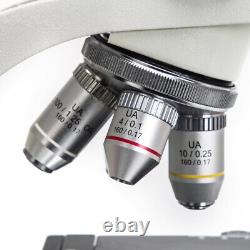 4x 10x 40x 100x Metal 195 Microscope Professional Achromatic Objective Lens