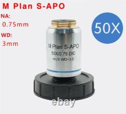 5X-100X LWD M Plan S-APO EPI DIC Objective Lens for Metallurgical Microscope
