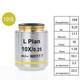 5x 10x 20x 50x 100x Infinite Plan Biological Microscope Objective Lens Rms 20.2