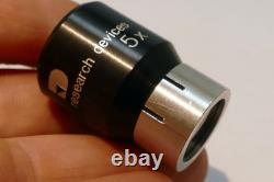 5X Research Devices RD Microscope Objective Lens IR Infrared 20mm thread