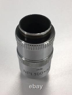 60-Day Warranty Leitz NPL 100x / 0.90 Microscope Objective Lens