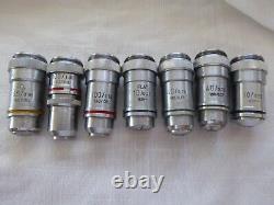 7 microscope objective lens VINTAGE FOR PARTS REPAIR