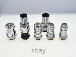 7 pcs Carl Zeiss Microscope Objective Lens