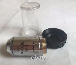 80X INFINITY PLAN Achromatic Metallurgical Microscope Objective Long Lens