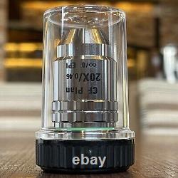 ALMOST UNUSED Nikon CF PLAN 20X / 0.46 WD 3.1 MICROSCOPE OBJECTIVE