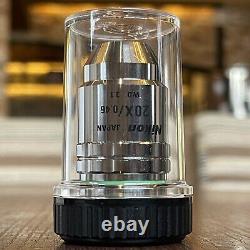 ALMOST UNUSED Nikon CF PLAN 20X / 0.46 WD 3.1 MICROSCOPE OBJECTIVE