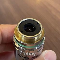 ALMOST UNUSED Nikon CF PLAN 20X / 0.46 WD 3.1 MICROSCOPE OBJECTIVE