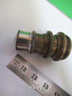 ANTIQUE BRASS SPENCER 1.8mm LENS OBJECTIVE MICROSCOPE PART AS PICTURED #H3-A-29