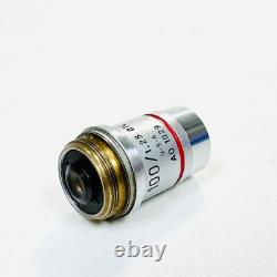 AO 1029 100/ 1.25 0IL PLAN ACHRO Microscope Objective Lens Made in USA