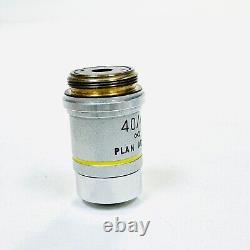 AO 1309 40/0.66 PLAN ACHRO Microscope Objective Lens Made in USA