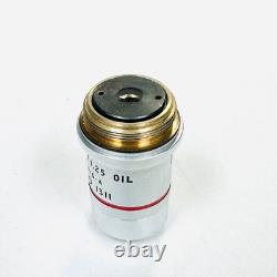 AO 1311 100/1.25 0IL PLAN ACHRO Microscope Objective Lens Made in USA