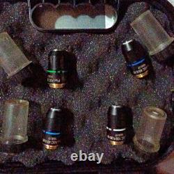 ASC Plan Microscope Objective Lens Set 20x 40x 60x 100x Biological Lab