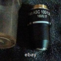 ASC Plan Microscope Objective Lens Set 20x 40x 60x 100x Biological Lab