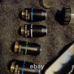 ASC Plan Microscope Objective Lens Set 20x 40x 60x 100x Biological Lab