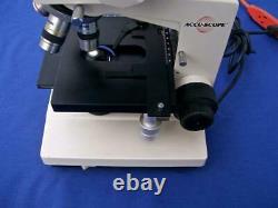 Accu- Scope Halogen Type Microscope With 4 Objective Lens