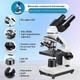 Adults Binocular Microscope 40x-5000x Hd Inspection Laboratory Optical Microscop