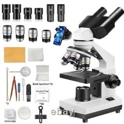 Adults Binocular Microscope 40X-5000X HD Inspection Laboratory Optical Microscop