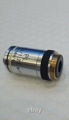 Amscope Pl 100x Plan Achromatic Objective For Metallurgical Microscopes Used