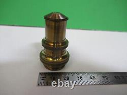 Antique Brass Bausch Lomb 1/5 Lens Objective Microscope As Pictured #h3-a-16