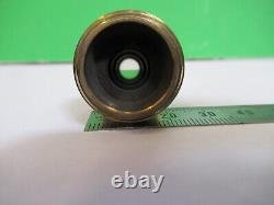 Antique Brass Bausch Lomb 1/5 Lens Objective Microscope As Pictured #h3-a-16