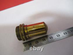 Antique Brass Beck London Objective Lens Microscope Part As Pictured G4-a-97