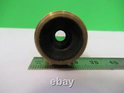 Antique Brass E. Leitz Objective Lens 5 Microscope Part As Pictured Z4-b-58