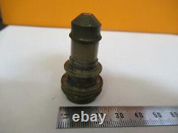 Antique Brass J. Grunow Objective Lens Microscope Part As Pictured #p2-a-03