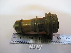 Antique Brass J. Grunow Objective Lens Microscope Part As Pictured #p2-a-03