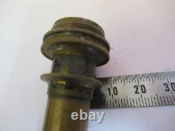 Antique Brass J. Grunow Objective Lens Microscope Part As Pictured #p2-a-03