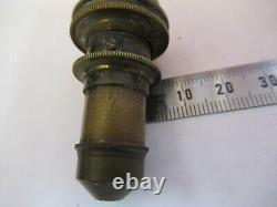 Antique Brass J. Grunow Objective Lens Microscope Part As Pictured #p2-a-03