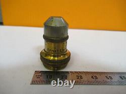 Antique Brass Leitz Wezlar Objective Lens Microscope Part As Pictured &8y-a-115