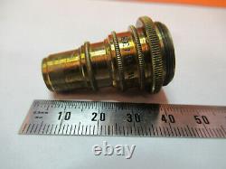 Antique Brass Seibert V Lens Objective Microscope Part As Pictured P9-a-54